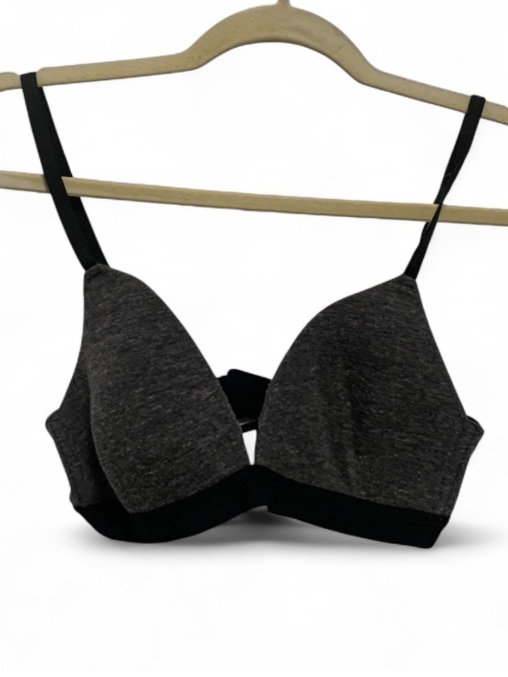 Auden Lightly Lined Wirefree Heathered Gray Bra